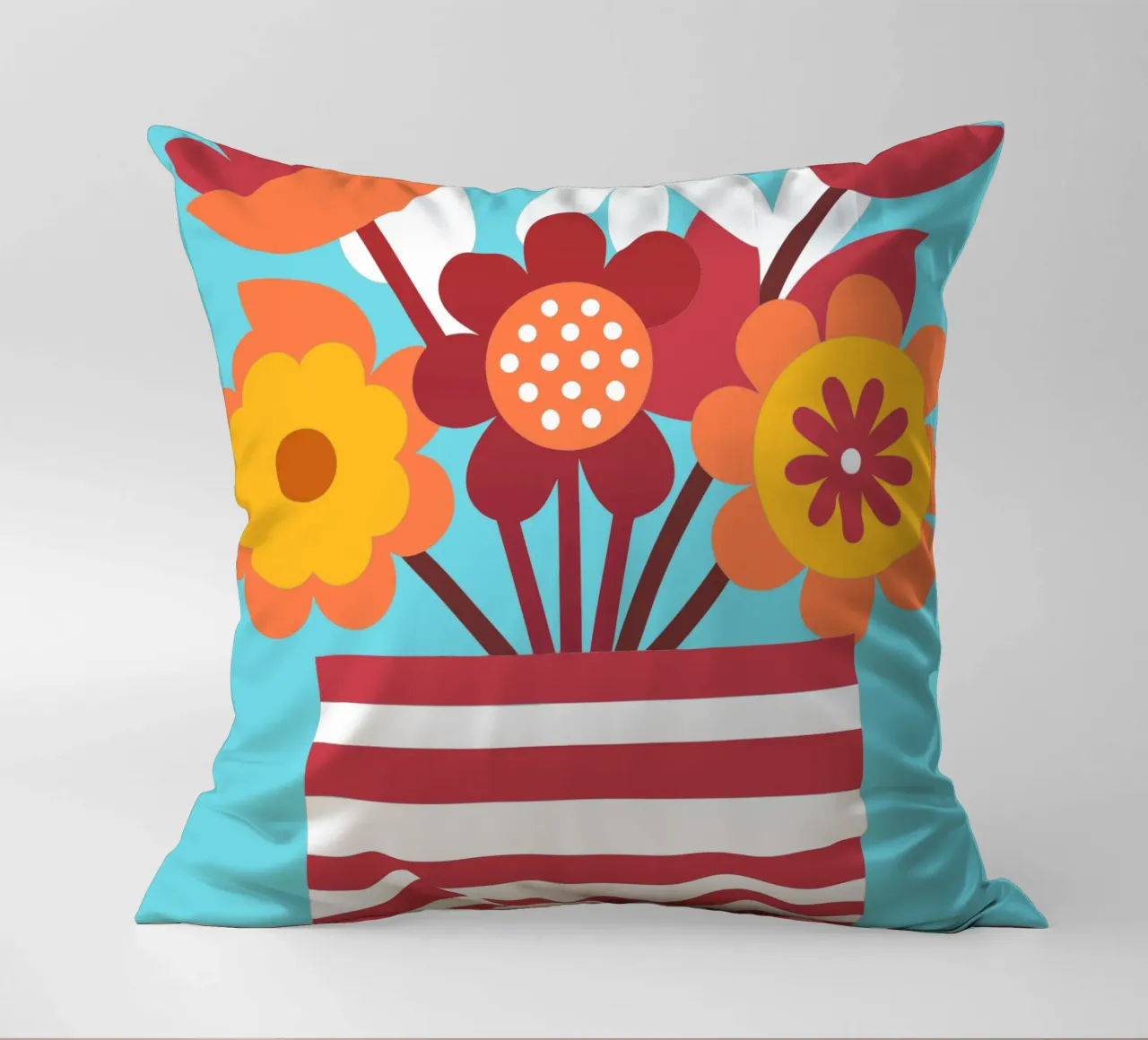 Fiori in vaso cuscino da FLOWER PLACE SHOP