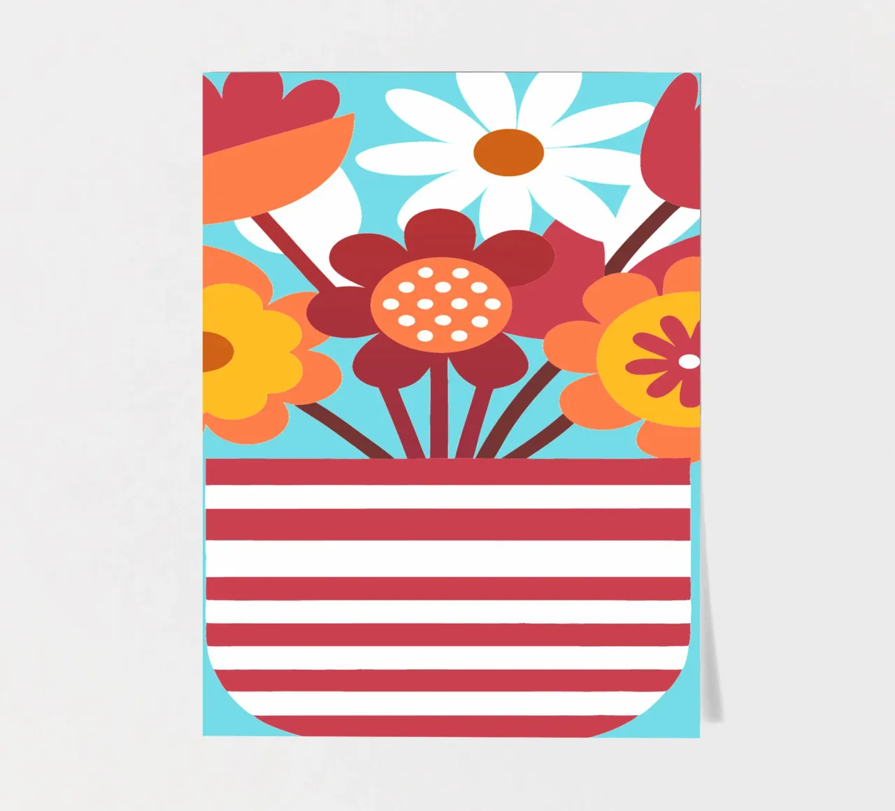 Blumen in einer Vase Stickerbogen von FLOWER PLACE SHOP