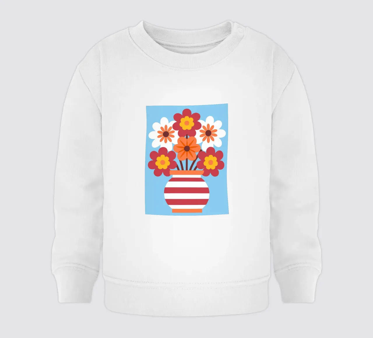 Fiori in vaso felpa neonato da FLOWER PLACE SHOP