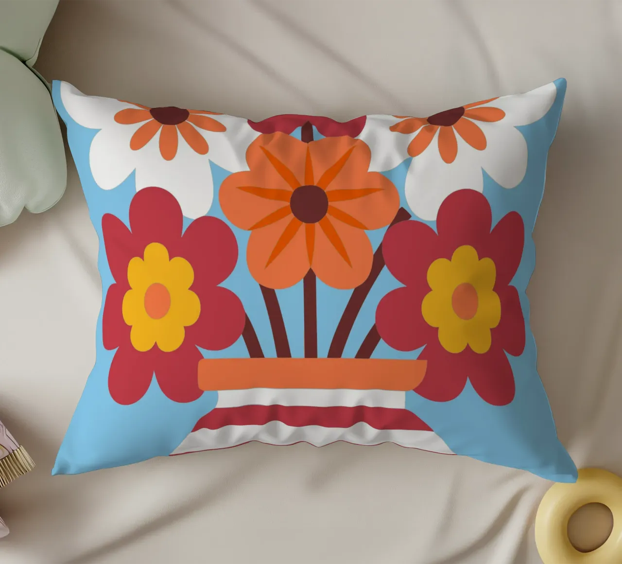 Fiori in vaso cuscino da FLOWER PLACE SHOP