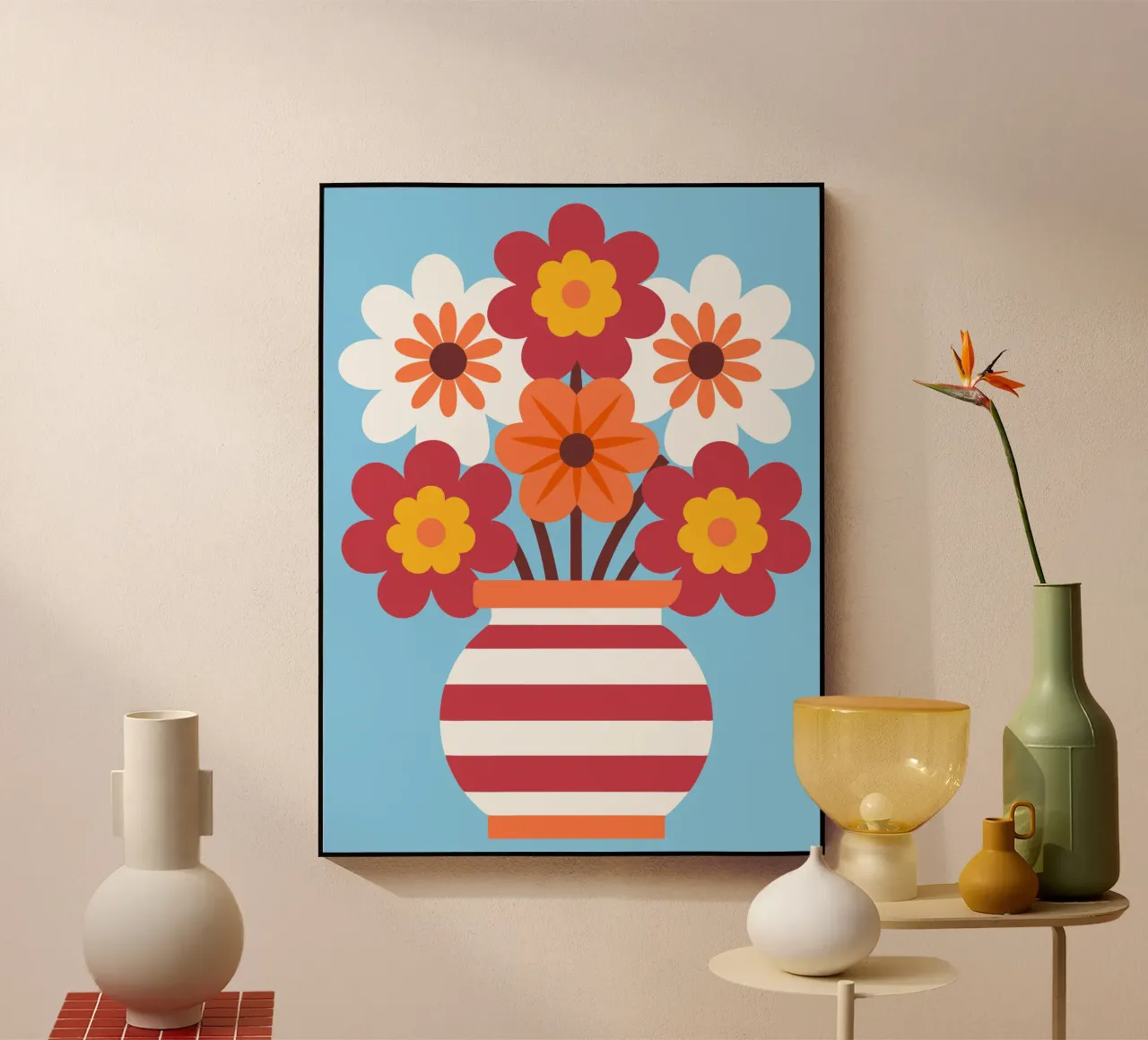 Fiori in vaso plexiglass da FLOWER PLACE SHOP