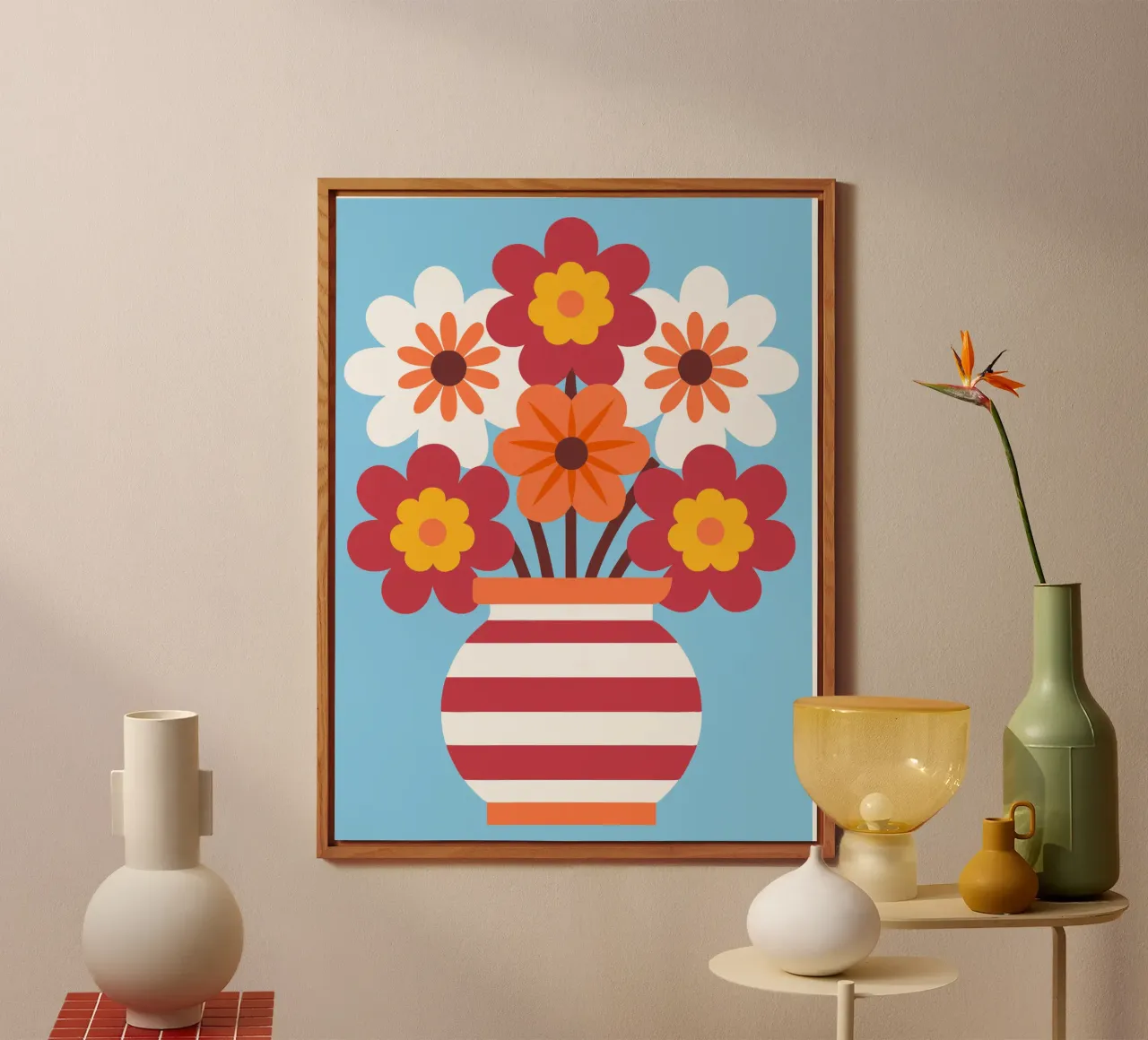 Fiori in vaso alluminio dibond da FLOWER PLACE SHOP