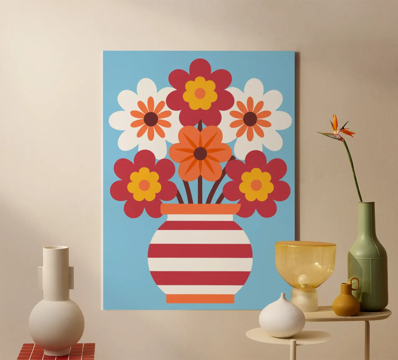 Fiori in vaso tela da FLOWER PLACE SHOP