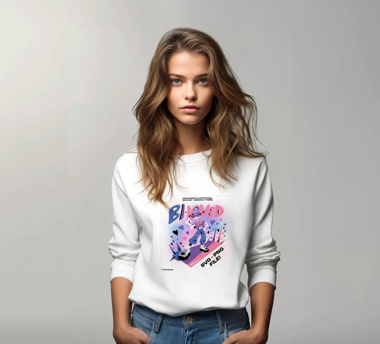 Biloved sweatshirt by saunder Shop