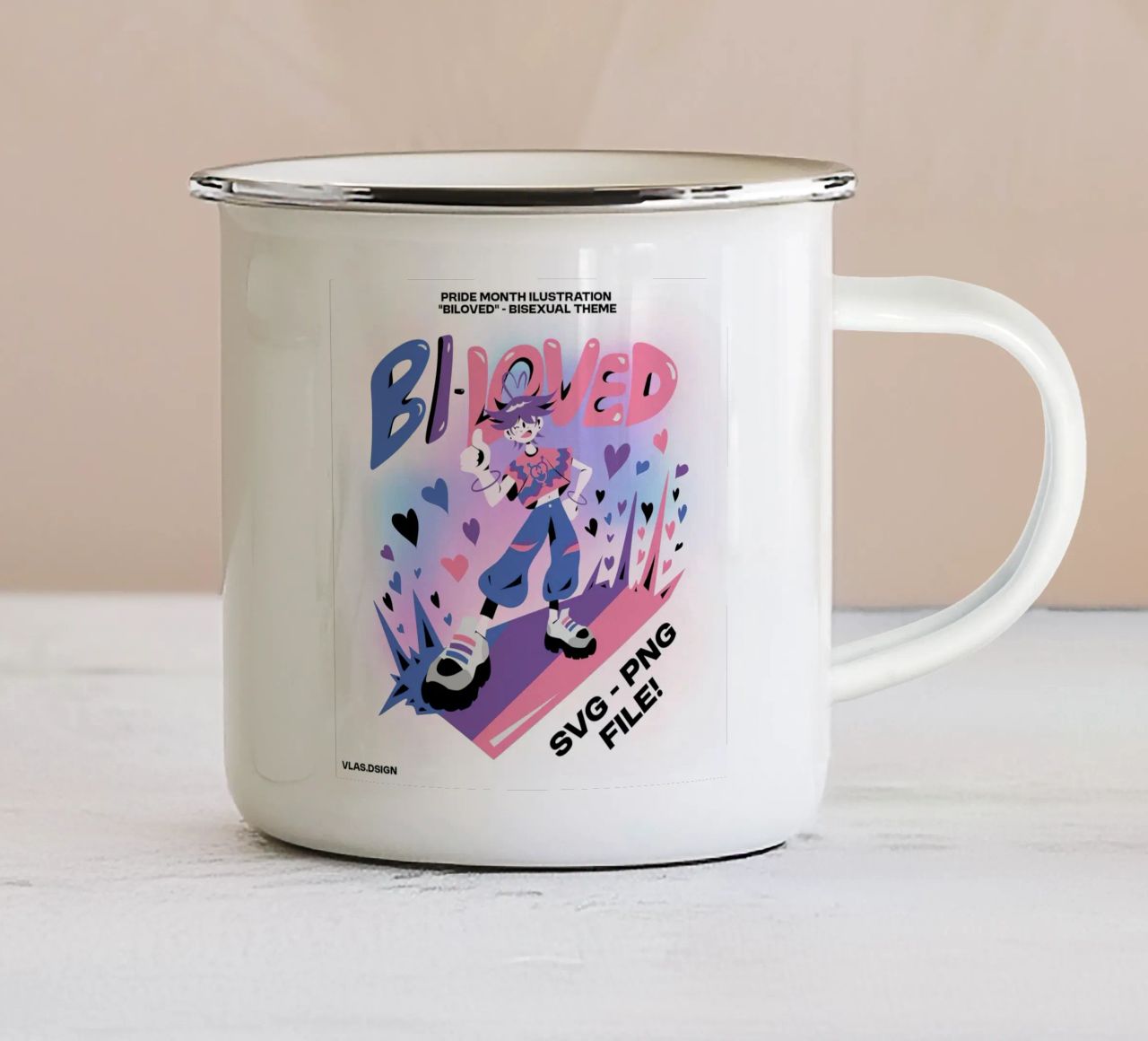 Biloved tazza in smalto da saunder Shop