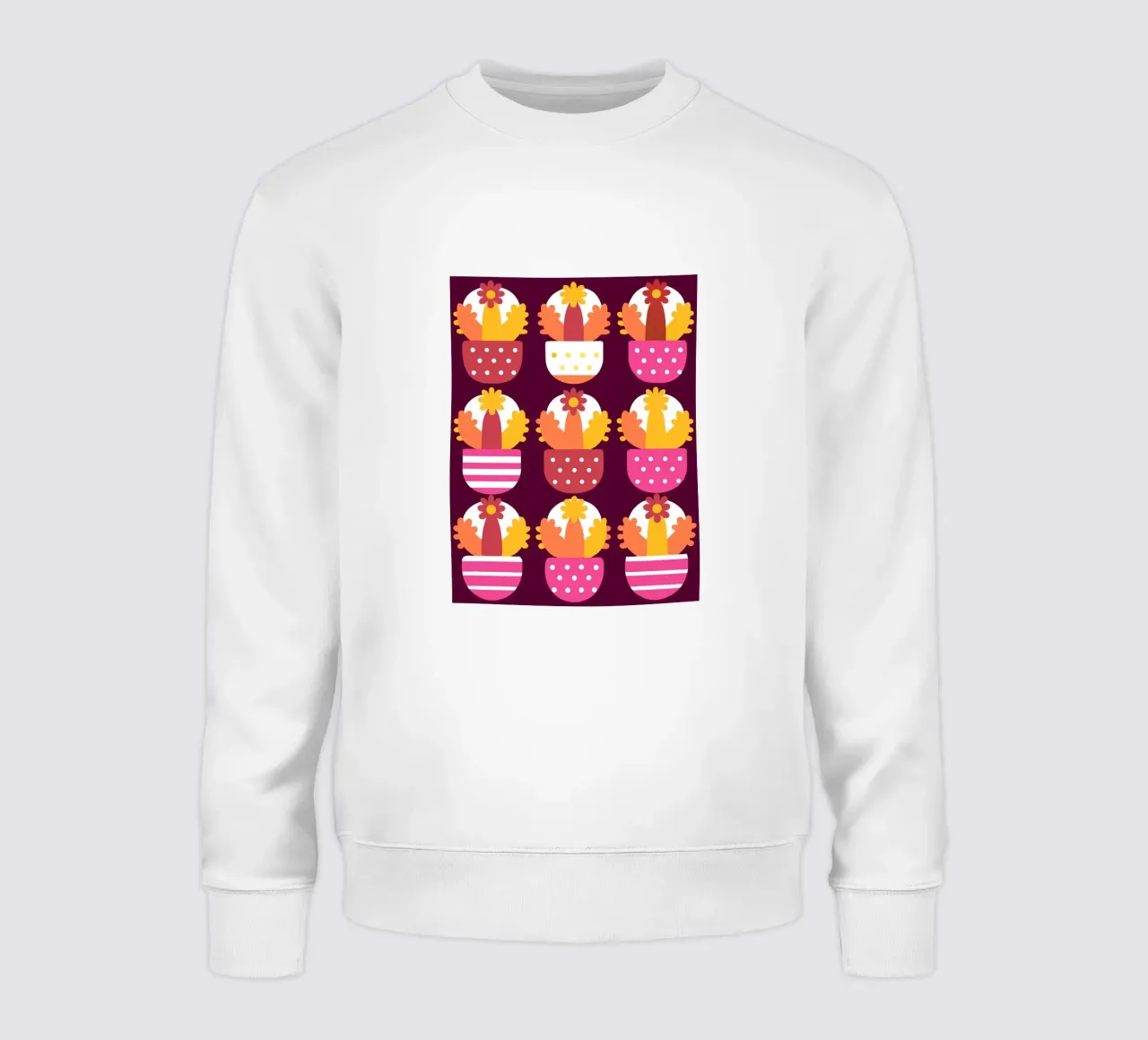 Cactus a vaso di pettern felpa da FLOWER PLACE SHOP