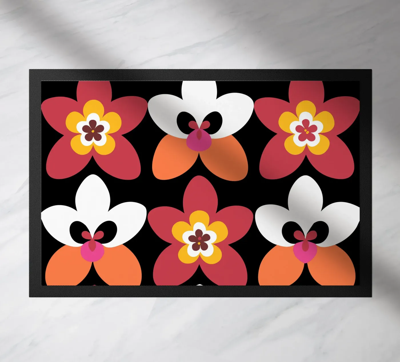 Bellissimo fiore Pettern zerbino da FLOWER PLACE SHOP
