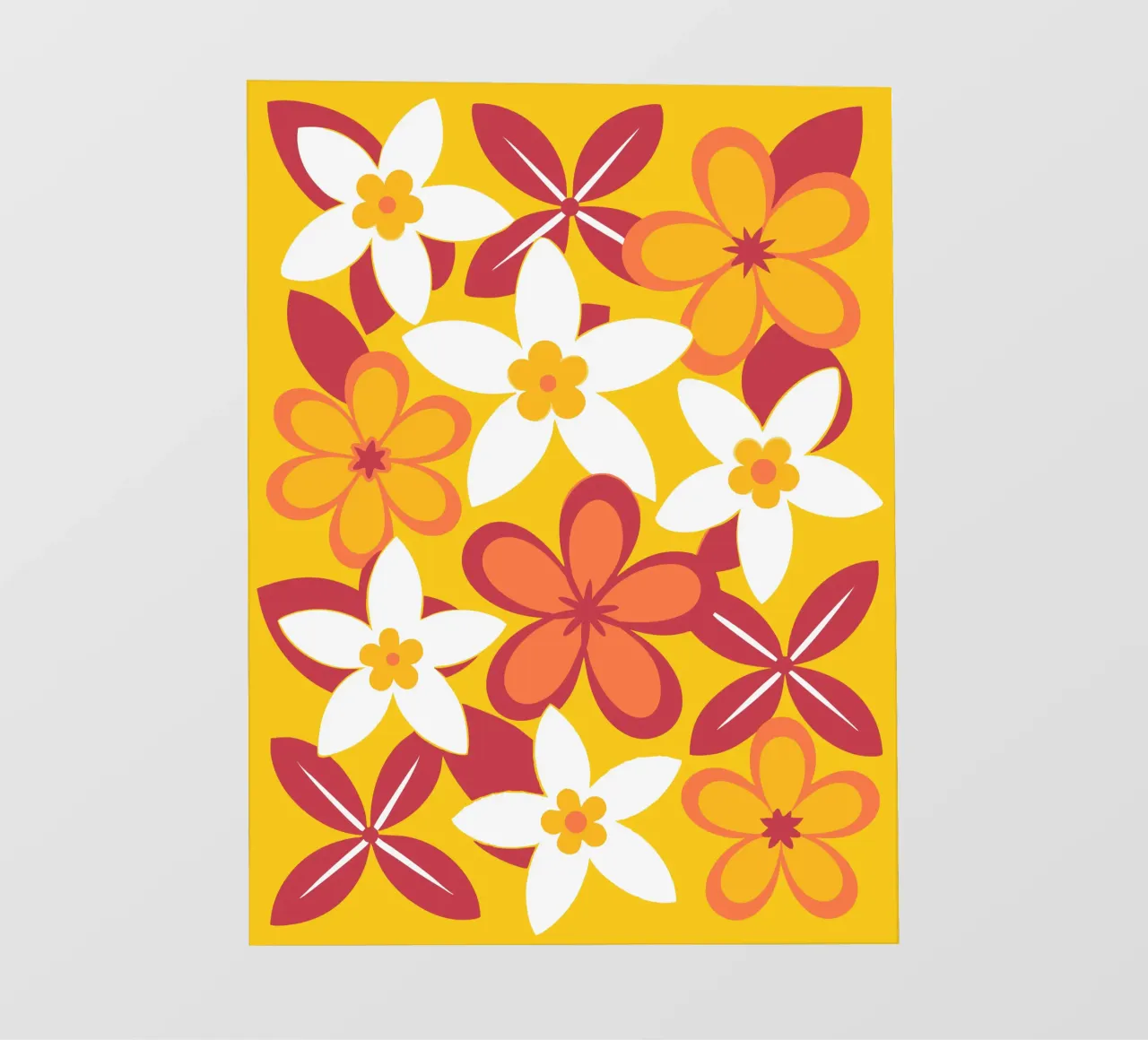 Bellissimo fiore Pettern telo in pvc da FLOWER PLACE SHOP