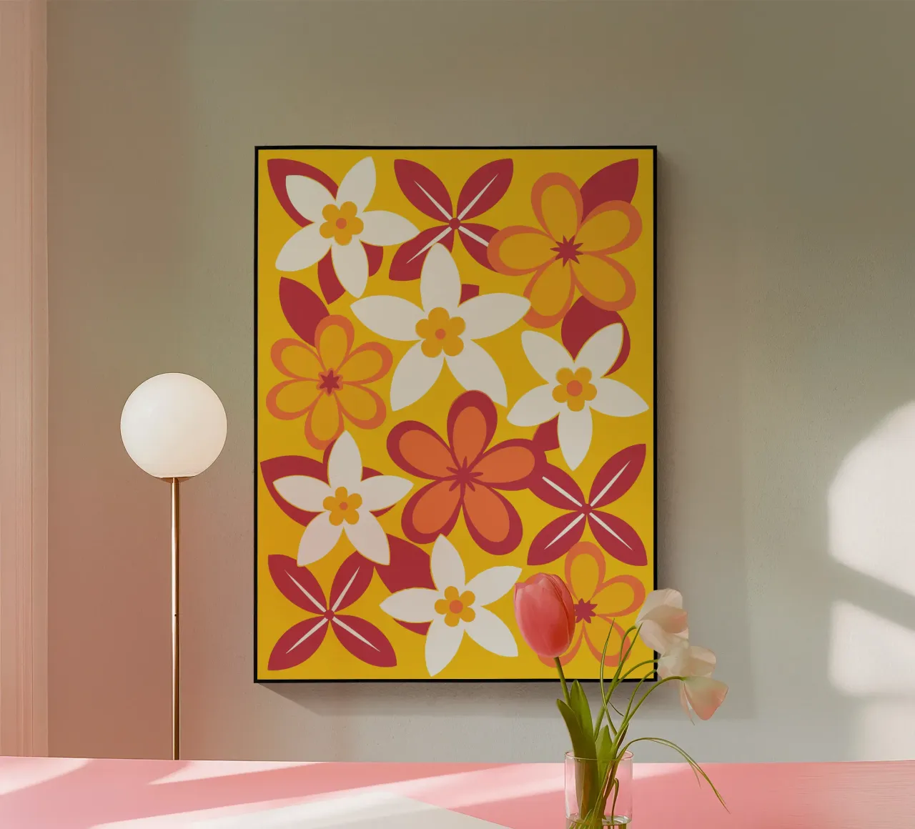 Bellissimo fiore Pettern plexiglass da FLOWER PLACE SHOP