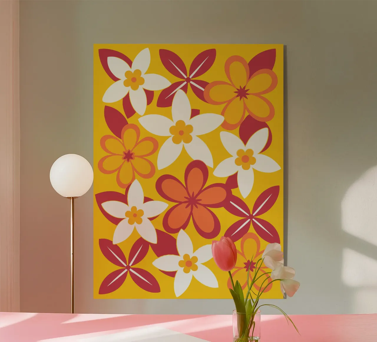 Bellissimo fiore Pettern plexiglass da FLOWER PLACE SHOP