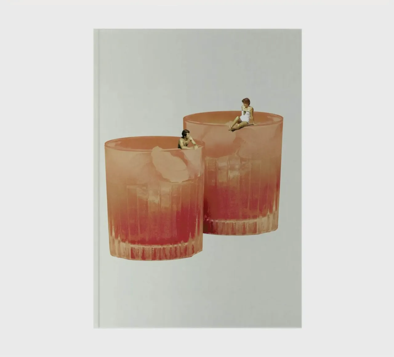 Holiday In A Glass 3 notebook by Maarten Léon