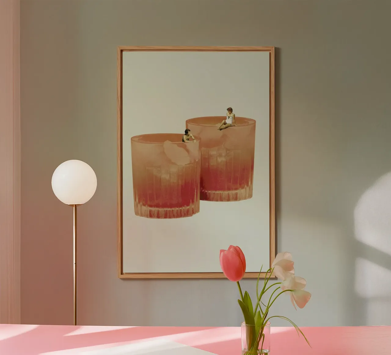 Holiday In A Glass 3 forex plate by Maarten Léon