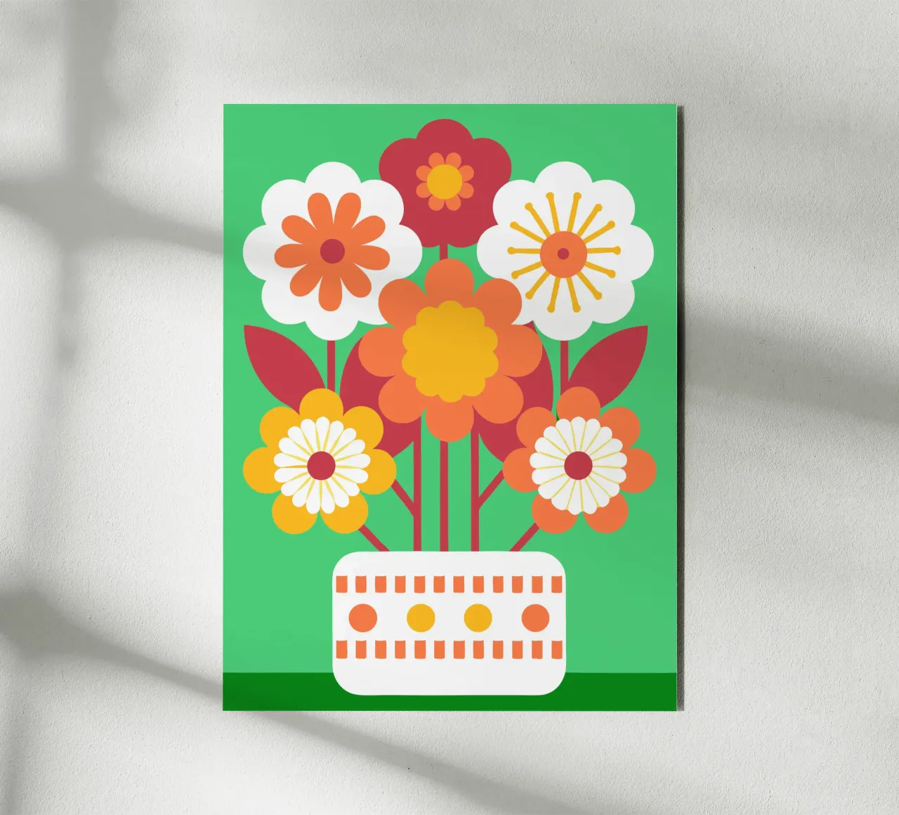 Fiori in vaso alluminio dibond da FLOWER PLACE SHOP
