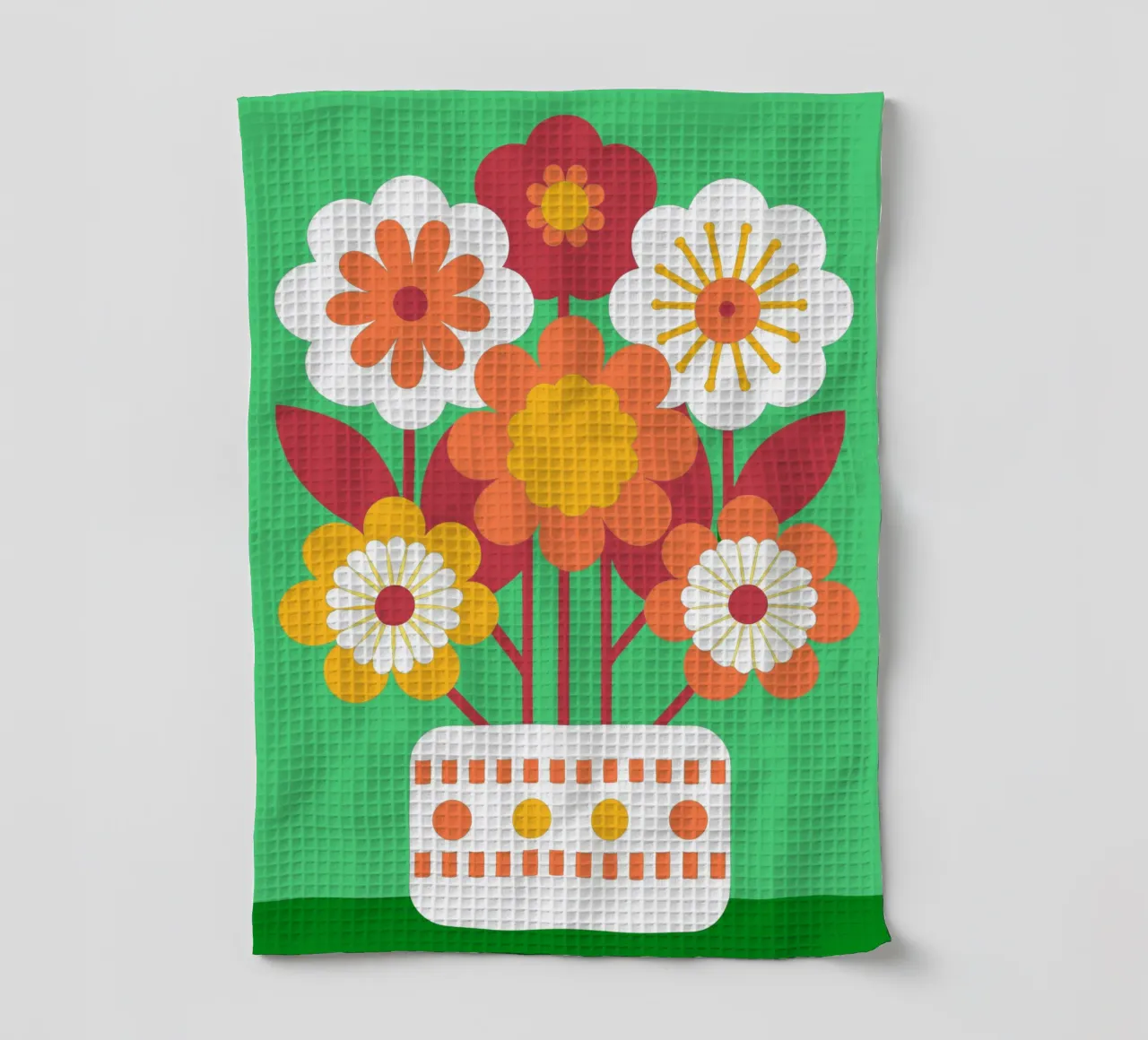 Fleurs dans un vase torchon de FLOWER PLACE SHOP