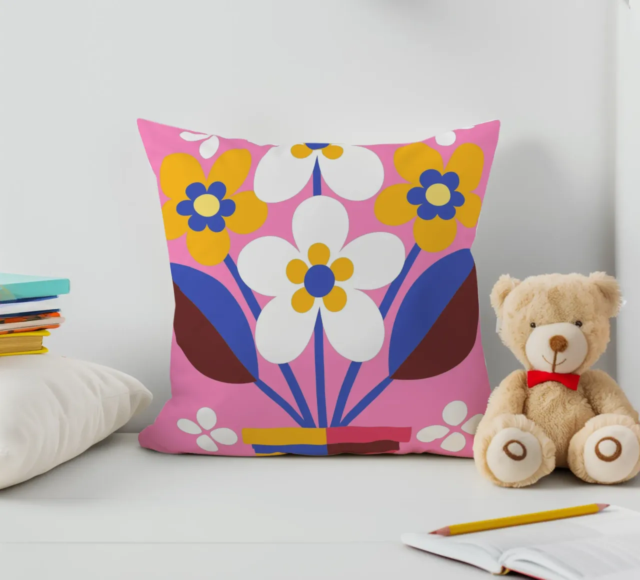 Fiori in vaso cuscino da FLOWER PLACE SHOP