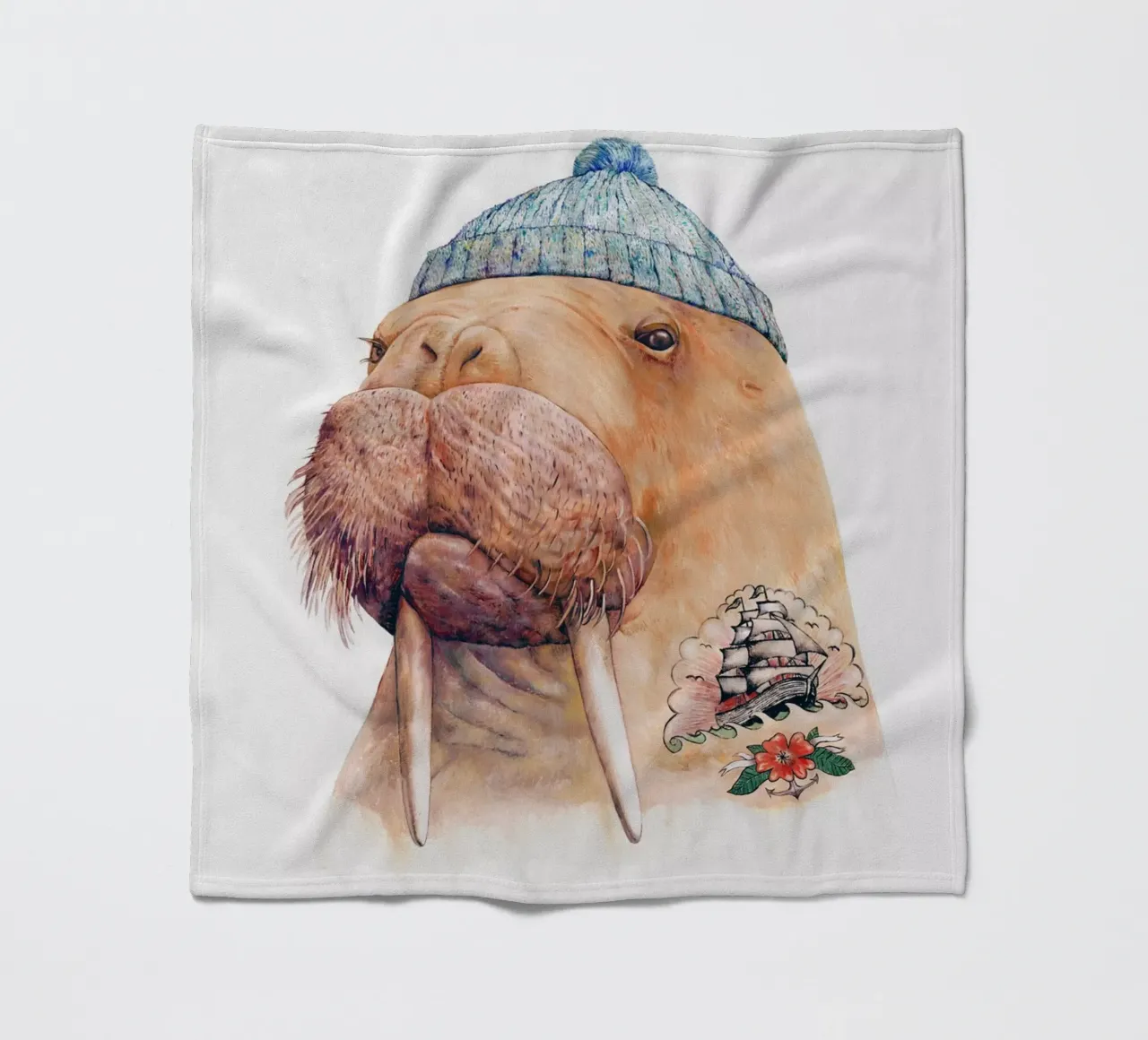 Morse tatoué plaid polaire de Animal Crew