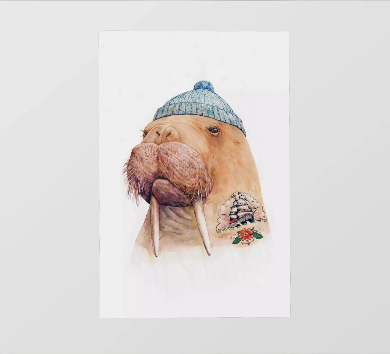 Tattooed Walrus backlit film by Animal Crew