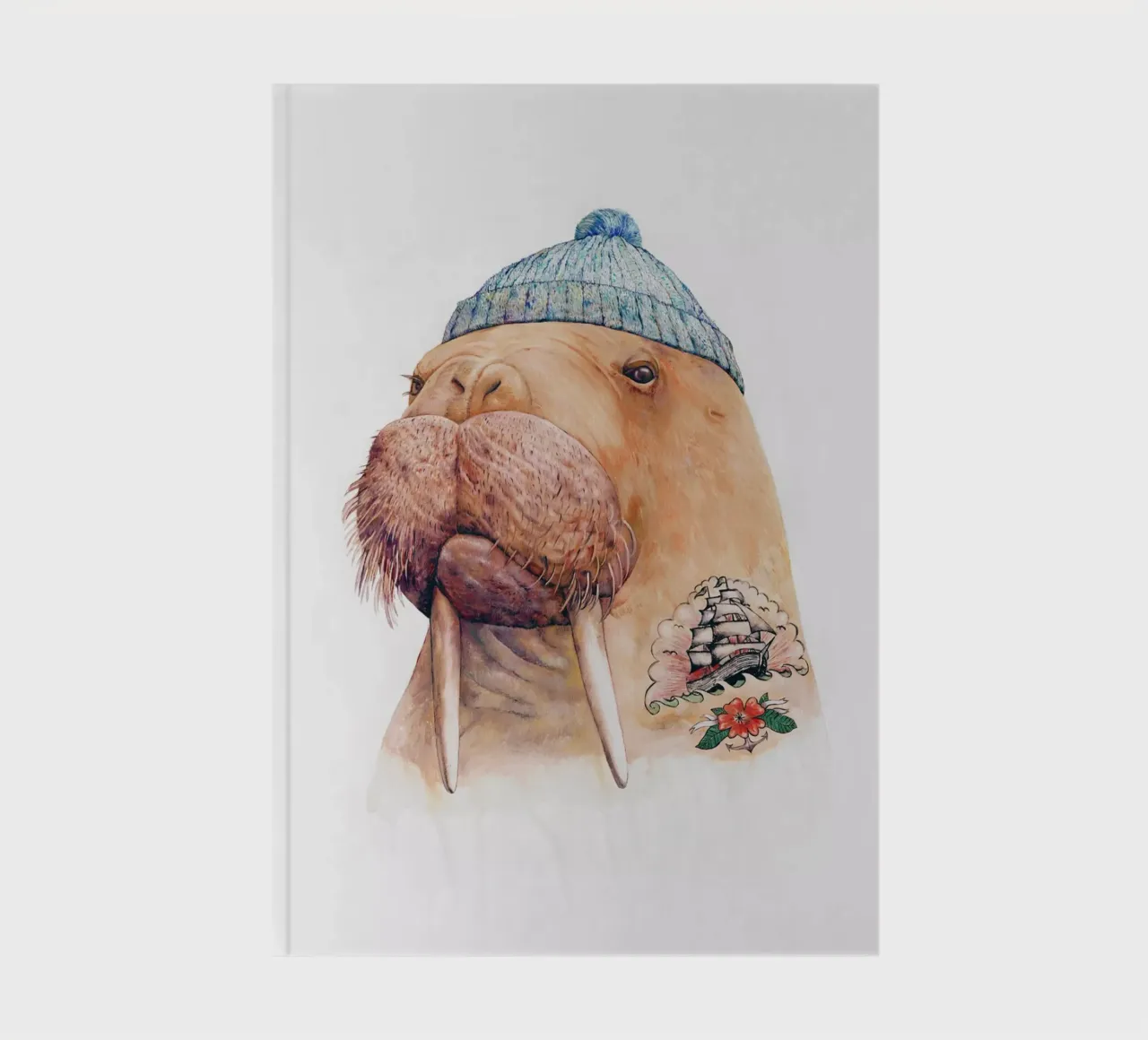 Tattooed Walrus notebook by Animal Crew