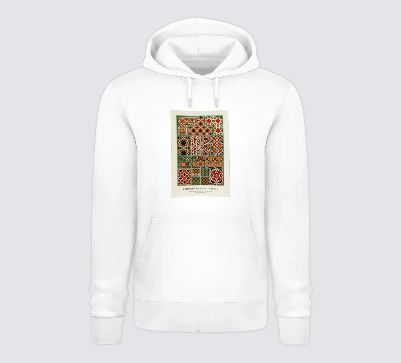 Racinet -  Medieval  Ornamental Pattern IV felpa con cappuccio da Vintage by JUNIQE