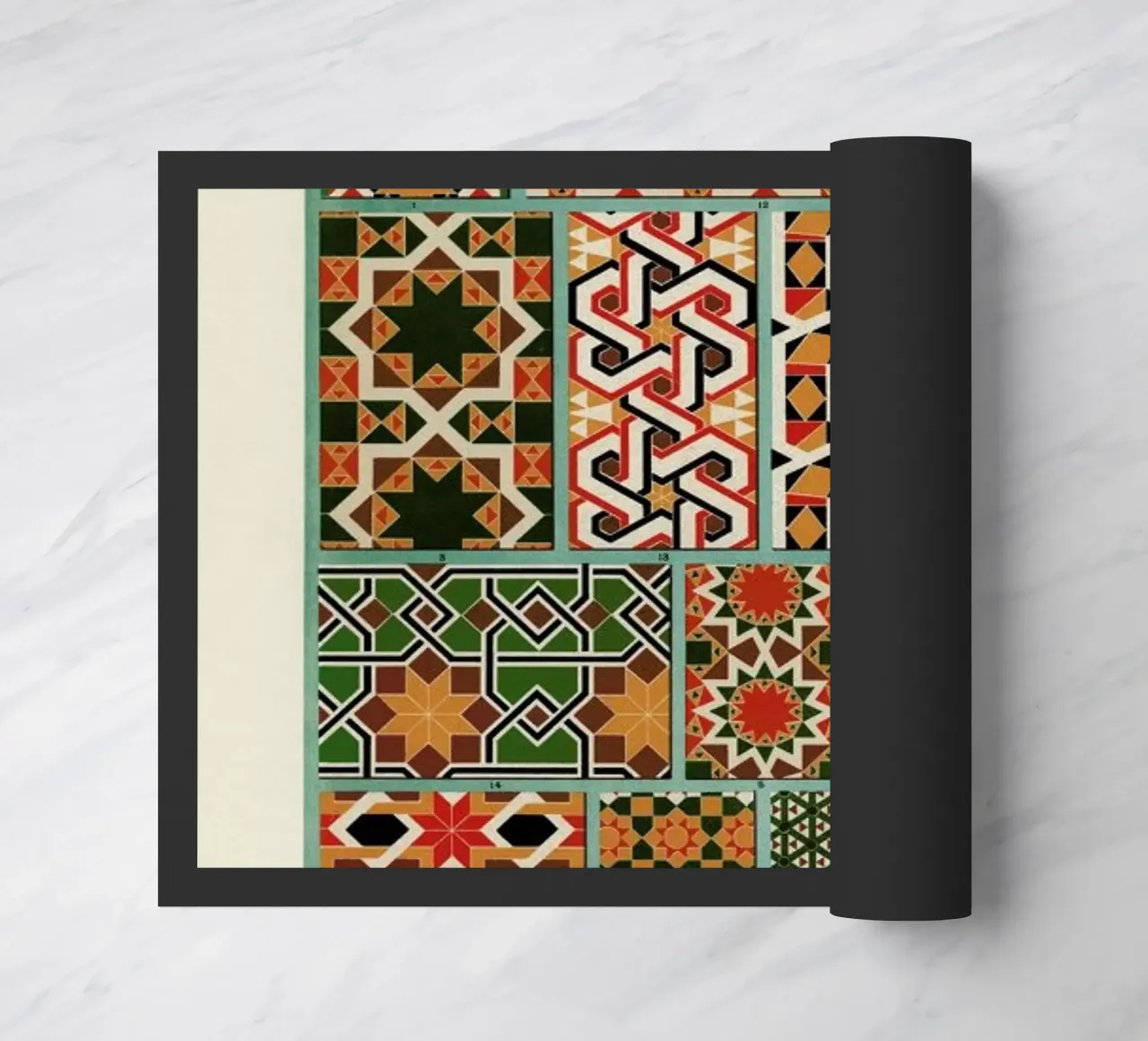 Racinet -  Medieval  Ornamental Pattern IV zerbino da Vintage by JUNIQE
