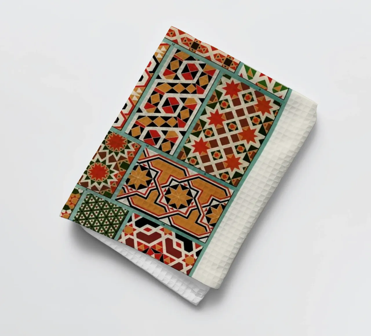 Racinet -  Medieval  Ornamental Pattern IV canovaccio da cucina da Vintage by JUNIQE