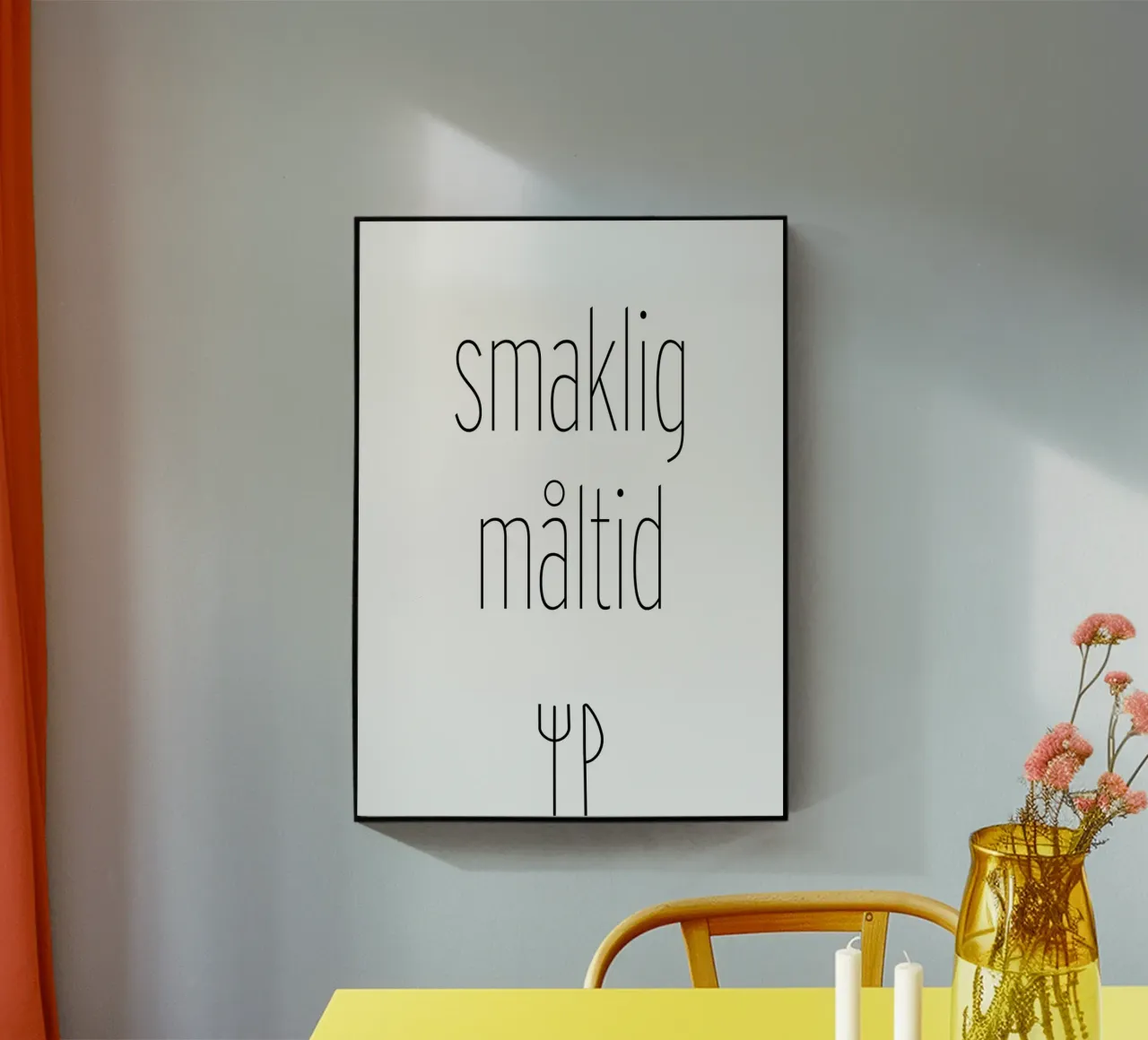smaklig måltid. ( mehrere Varianten verfügbar) acrylic glass by FRICKE DESIGN