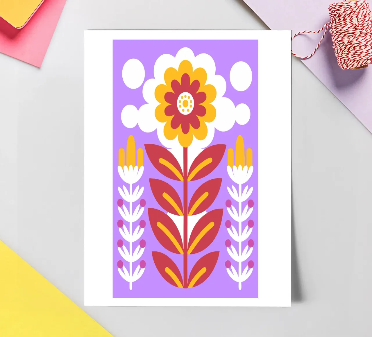 Lavender flowers sticker sheet by FLOWER PLACE SHOP