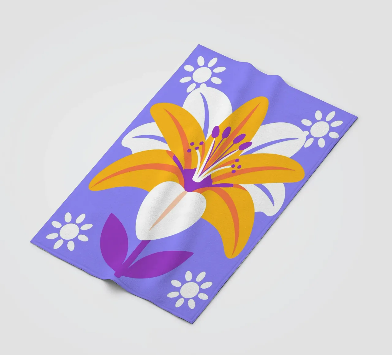 Gigli coperta in pile da FLOWER PLACE SHOP