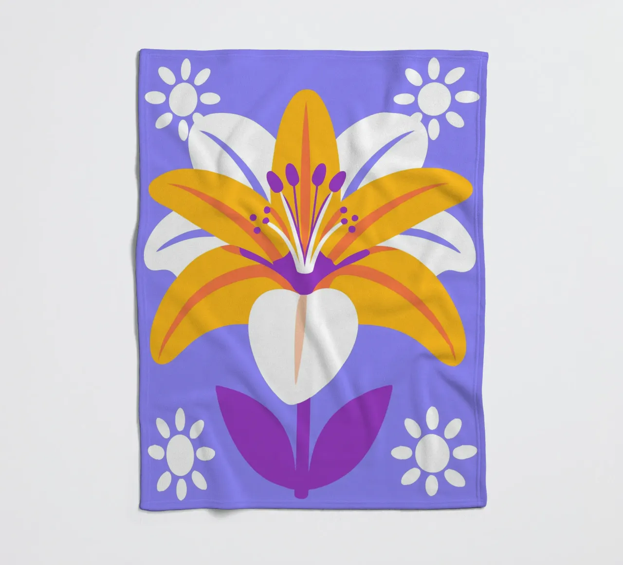 Gigli coperta in pile da FLOWER PLACE SHOP