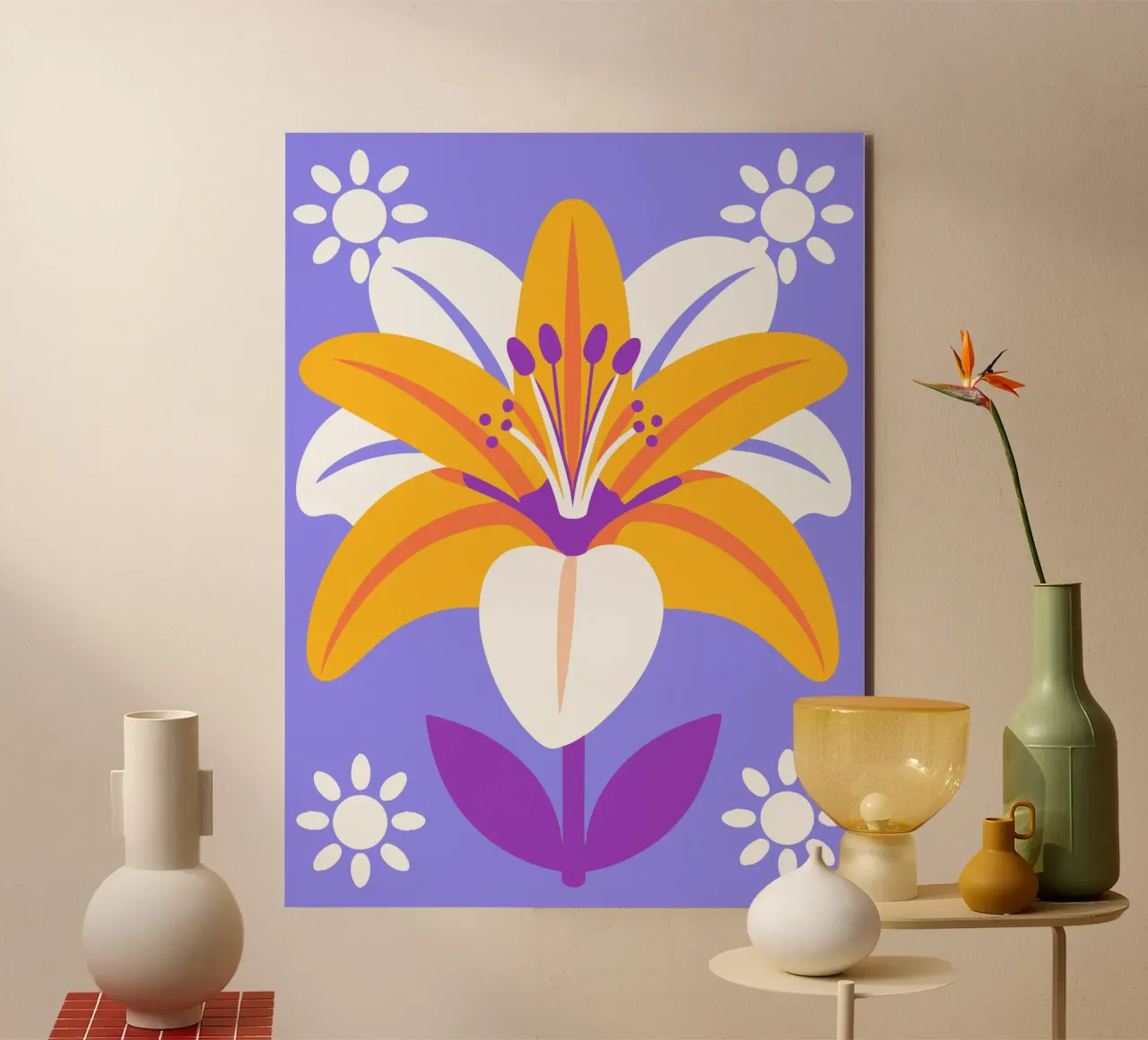 Gigli alluminio dibond da FLOWER PLACE SHOP