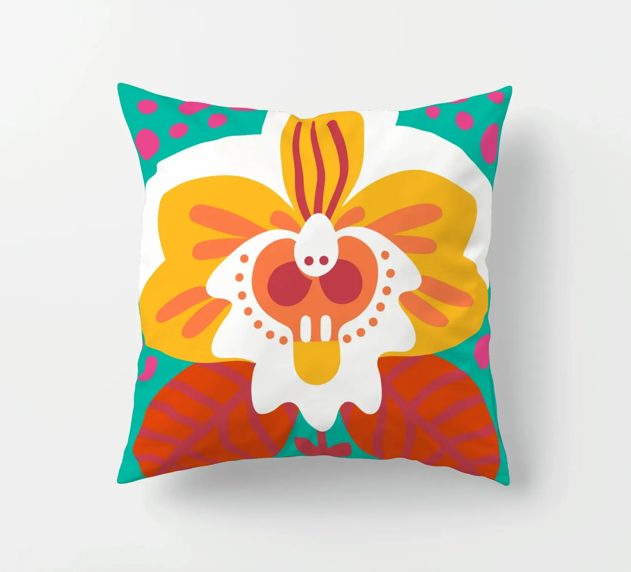 Fiore di orchidea cuscino da FLOWER PLACE SHOP