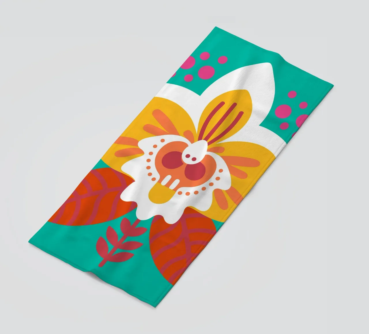 Fiore di orchidea telo mare da FLOWER PLACE SHOP