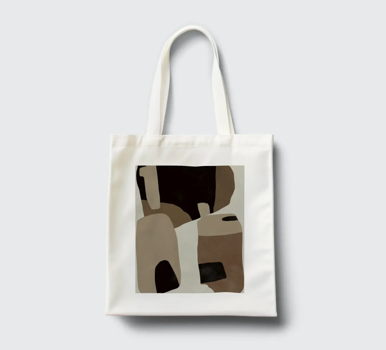 Inspo minimal neutral abstract 07 borsa in juta da Little Dean