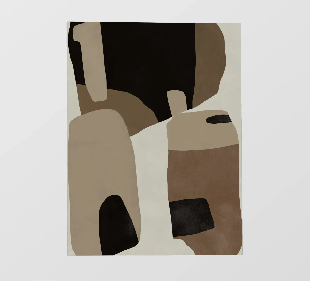 Inspo minimal neutral abstract 07 telo in pvc da Little Dean