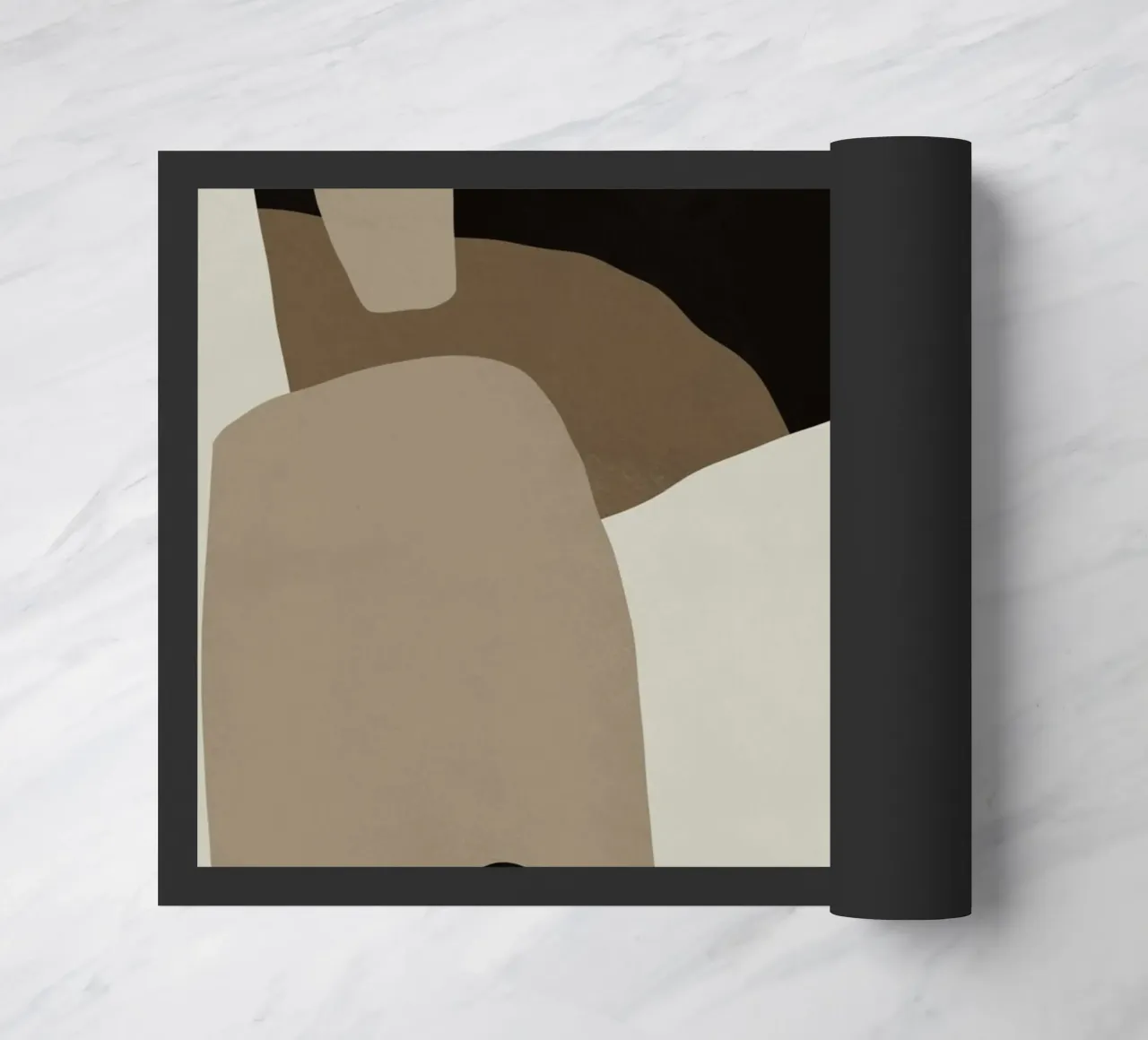 Inspo minimal neutral abstrakt 07 Fußmatte von Little Dean