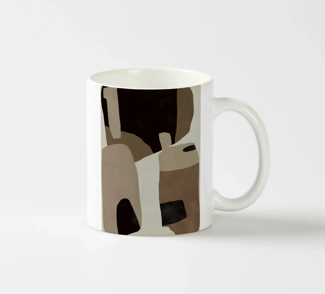 Inspo minimal neutral abstrakt 07 Keramik Tasse von Little Dean