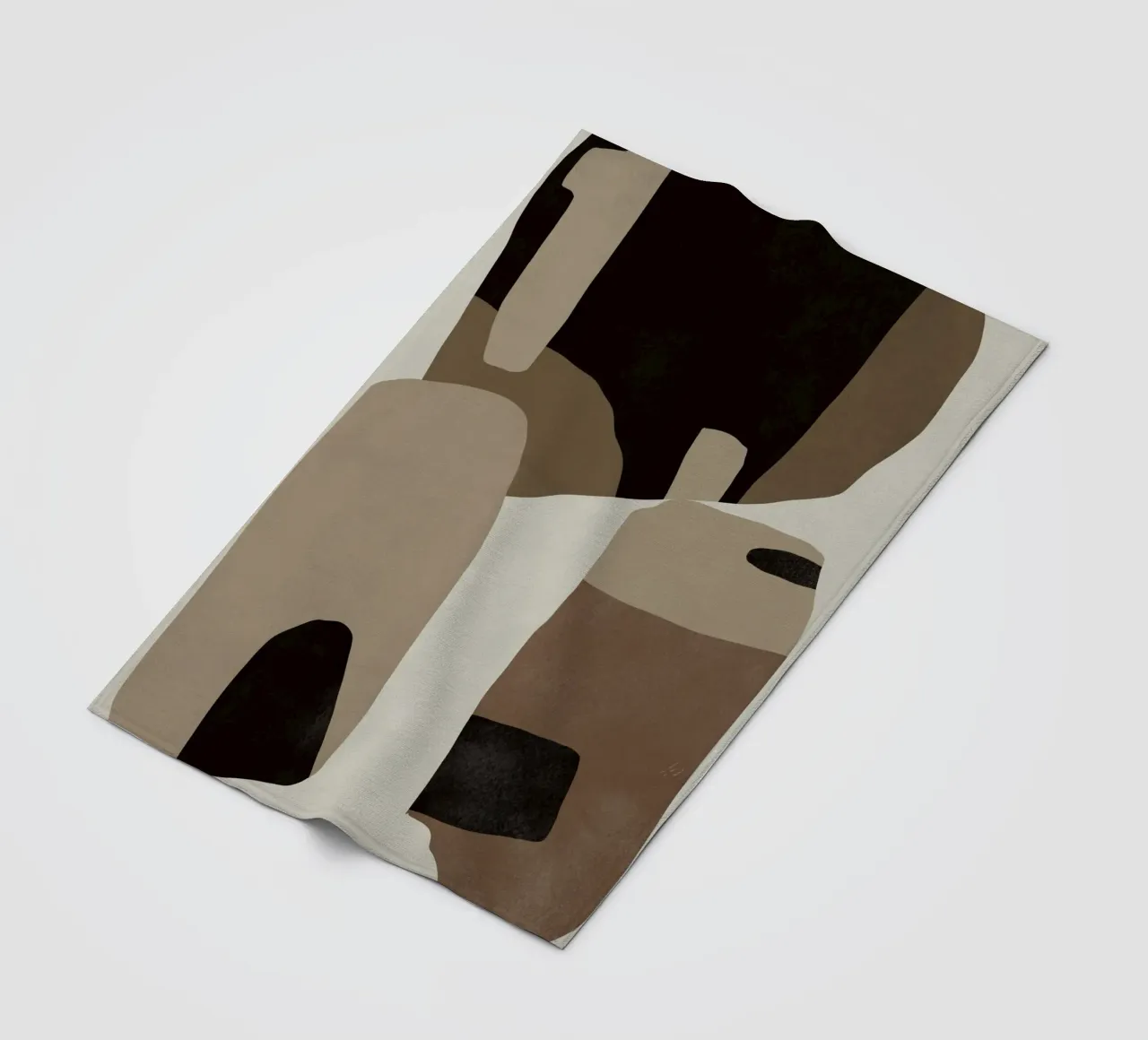 Inspo minimal neutral abstract 07 coperta in pile da Little Dean