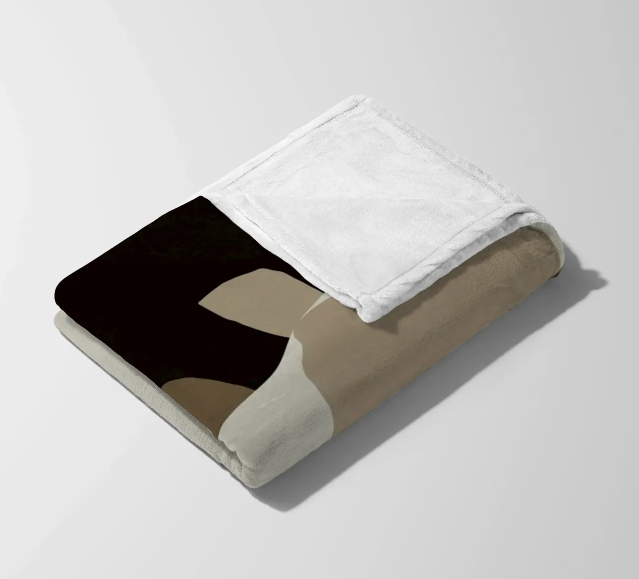 Inspo minimal neutral abstract 07 coperta in pile da Little Dean