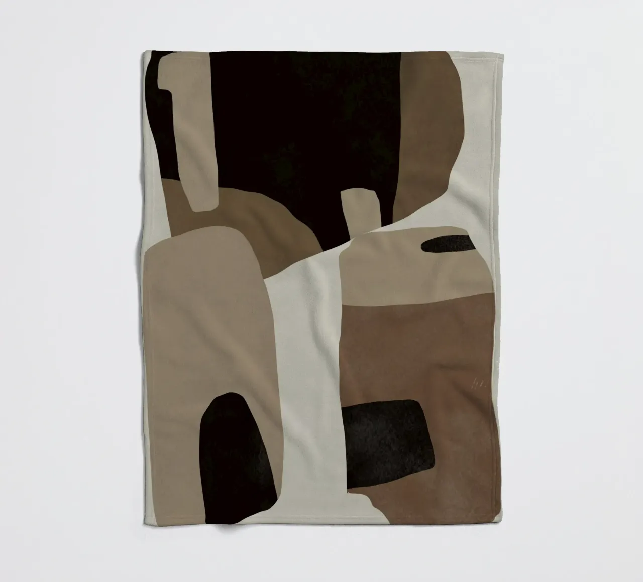 Inspo minimal neutral abstract 07 coperta in pile da Little Dean