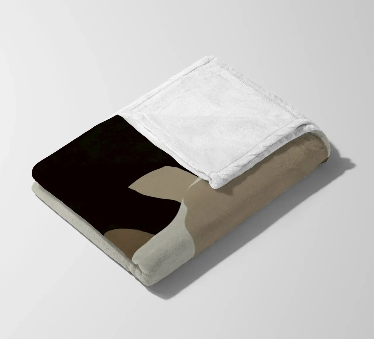 Inspo minimal neutral abstract 07 coperta in pile da Little Dean