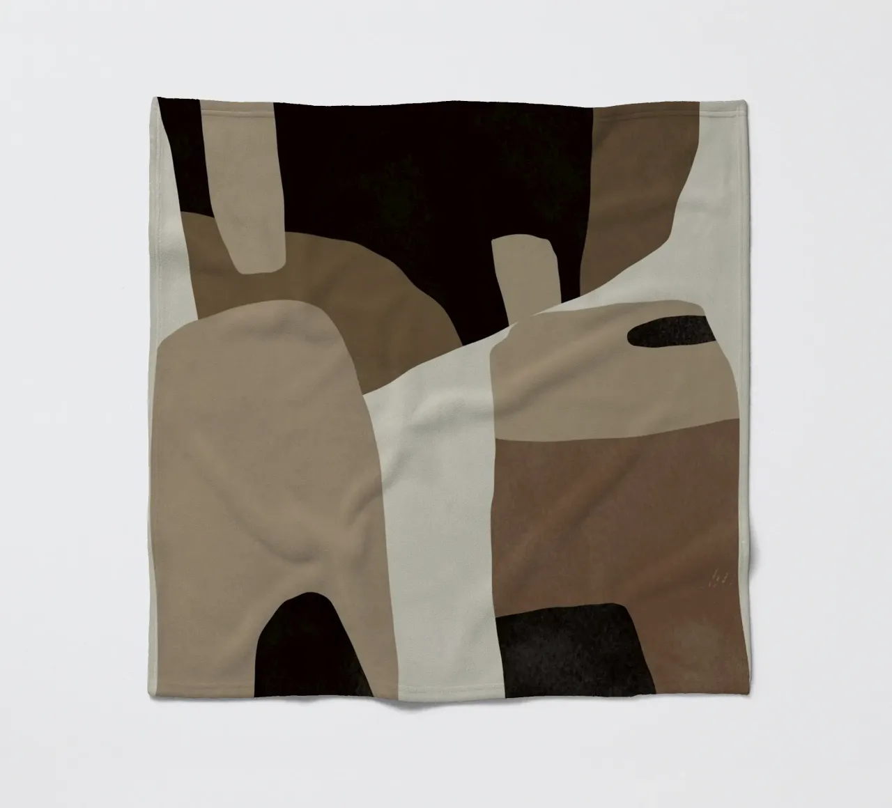 Inspo minimal neutral abstract 07 coperta in pile da Little Dean