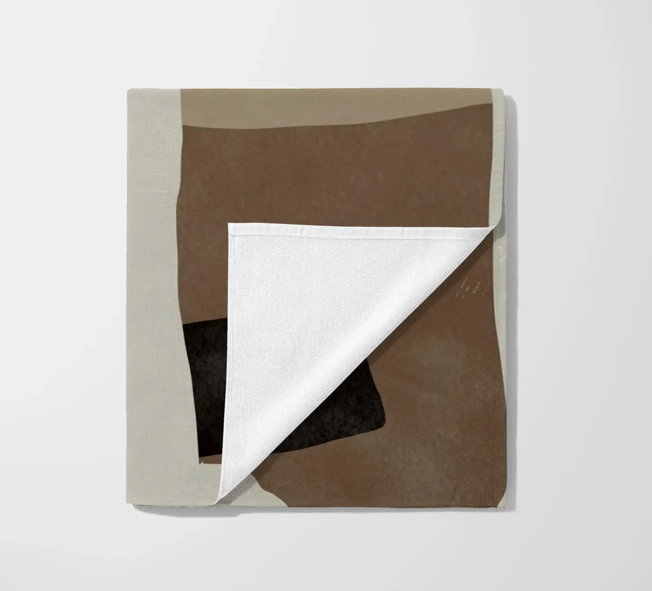 Inspo minimal neutro abstracto 07 toalla de playa de Little Dean