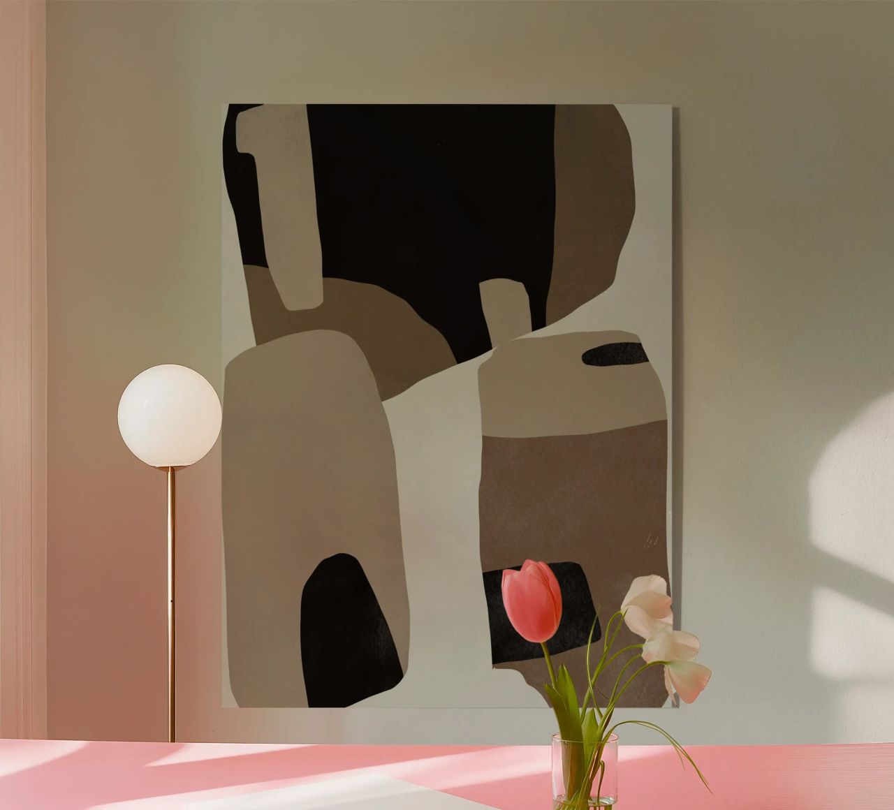 Inspo minimal neutral abstract 07 plexiglass da Little Dean