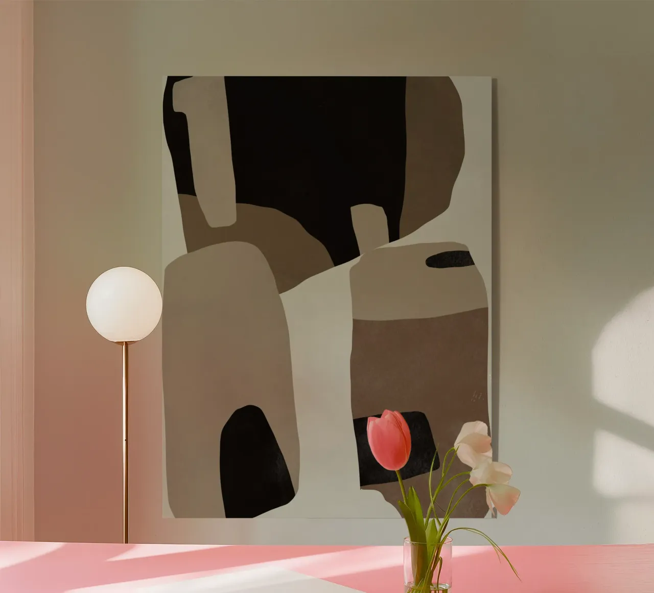 Inspo minimal neutral abstract 07 plexiglass da Little Dean