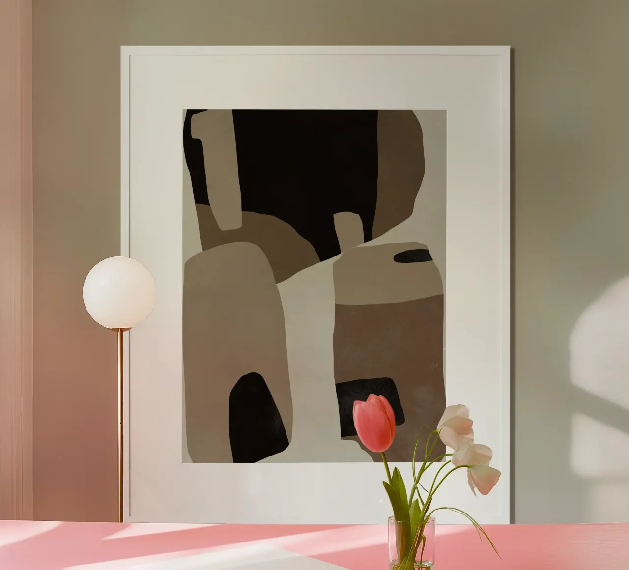 Inspo minimal neutral abstract 07 poster da Little Dean