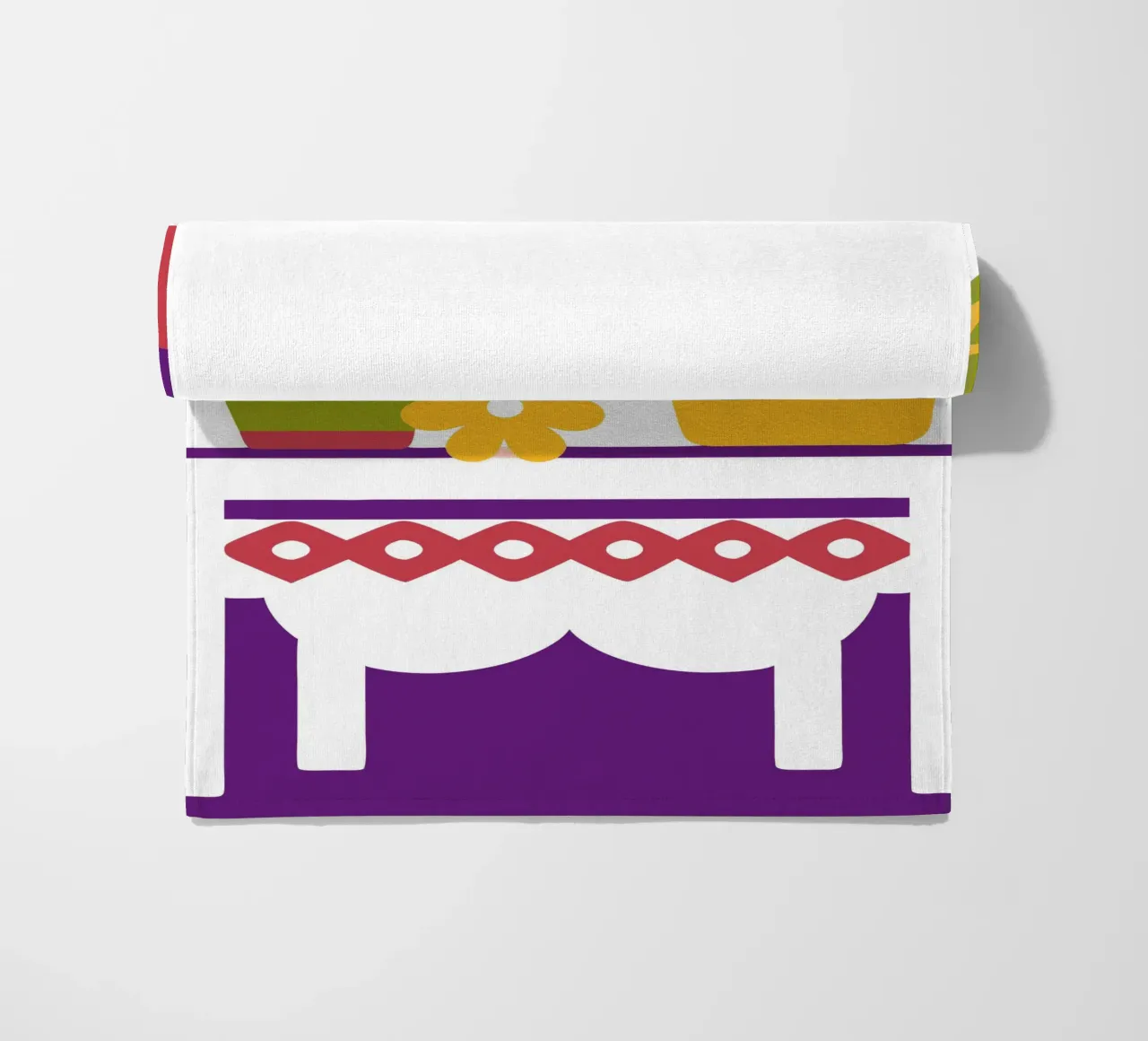 Cactus e rose telo mare da FLOWER PLACE SHOP