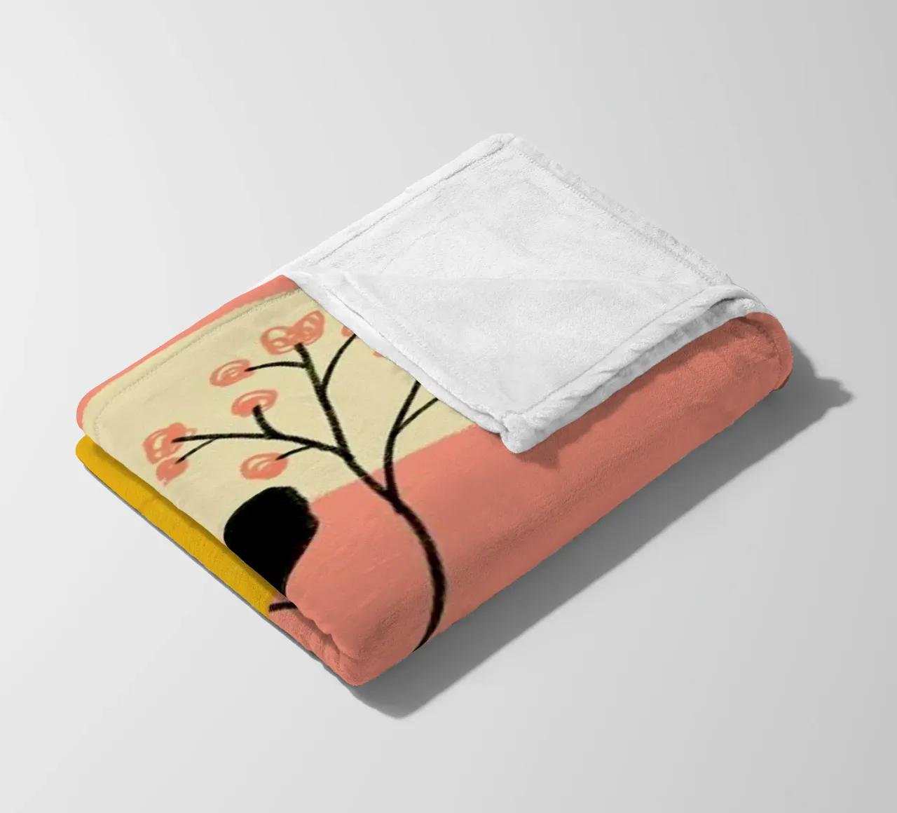 Rosa coperta in pile da Pure