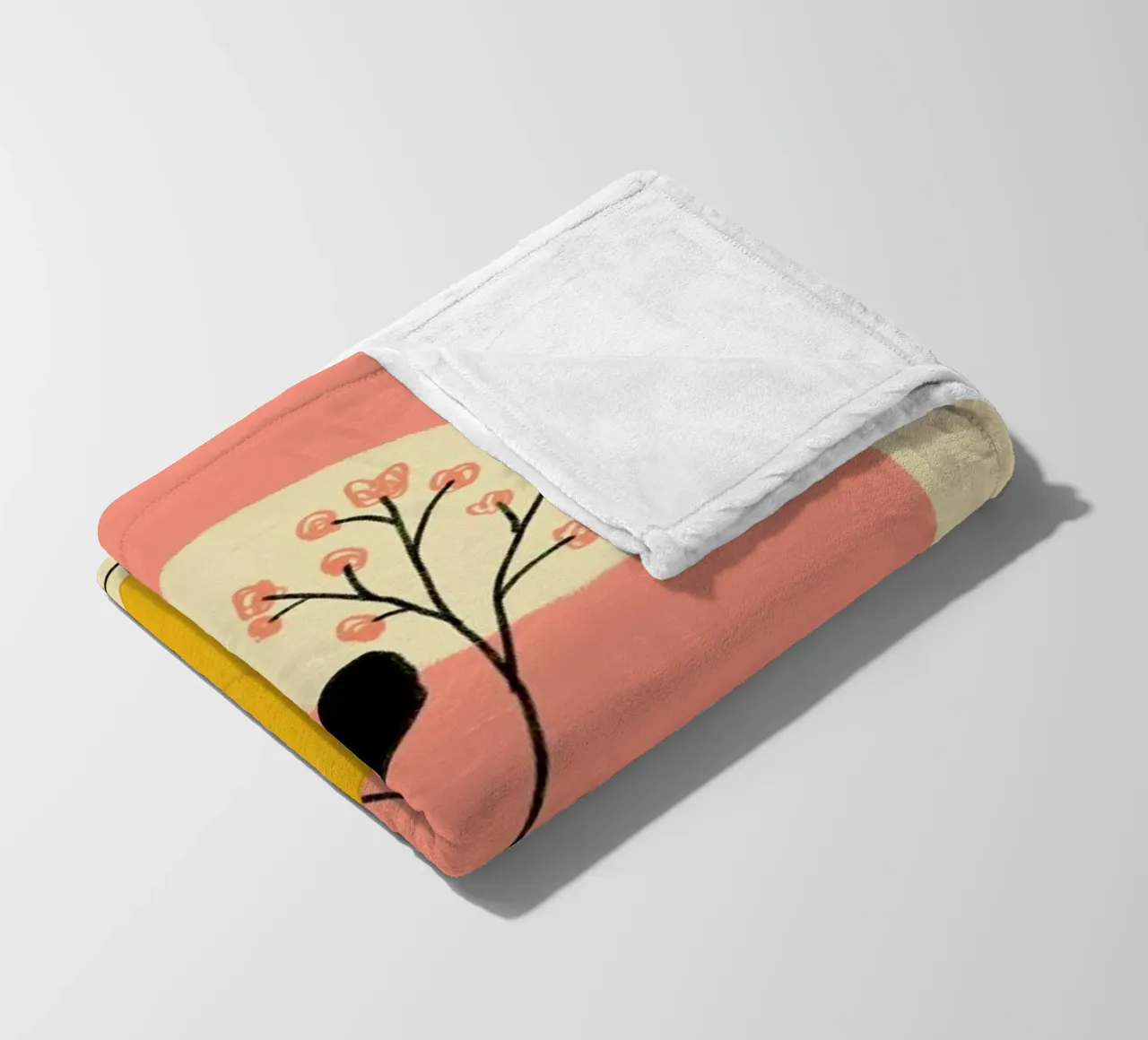 Rosa Fleecedecke von Pure