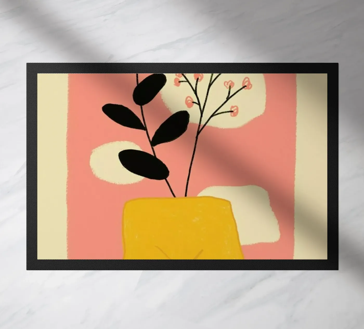 Rosa doormat by Pure