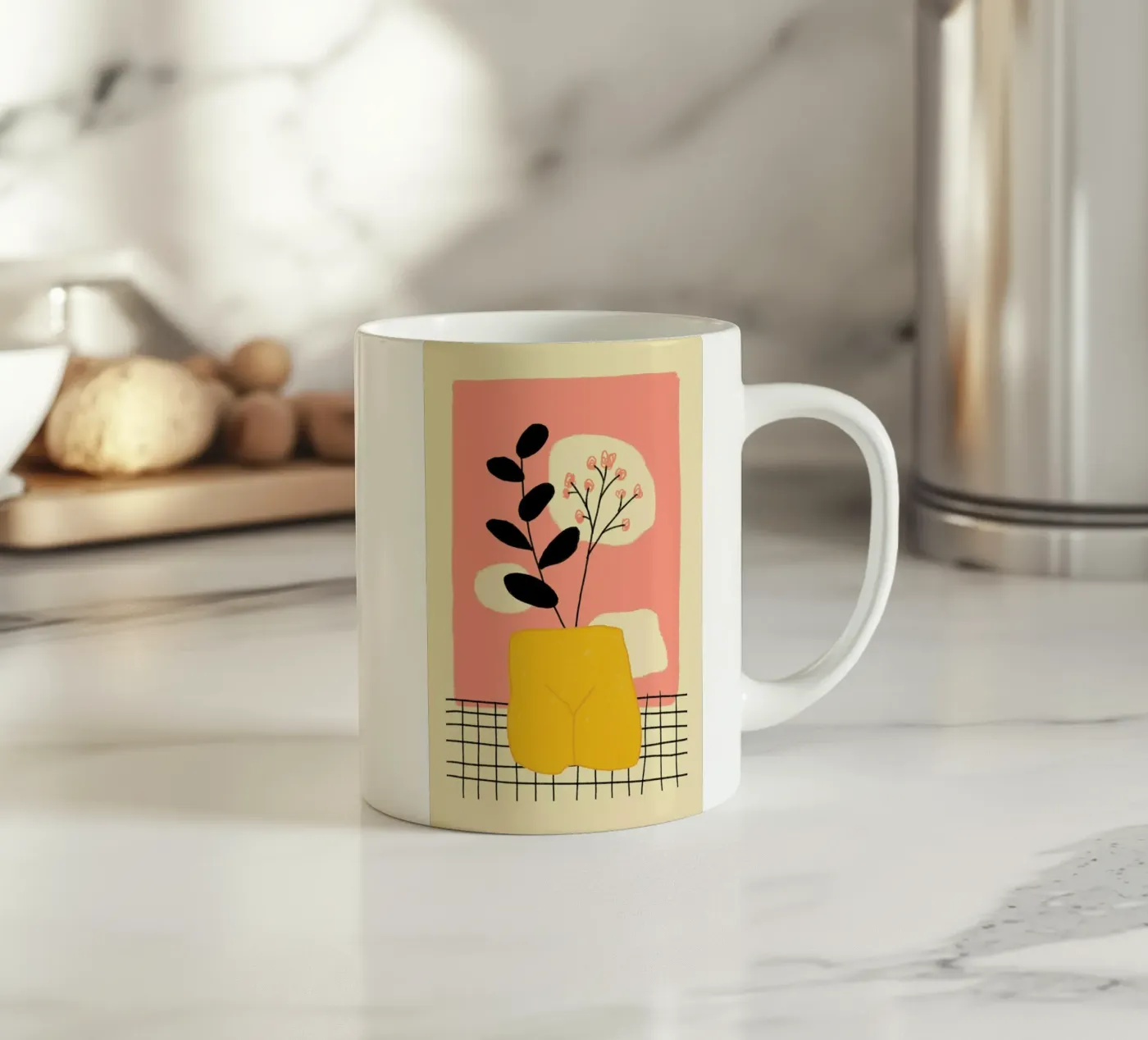 Rosa ceramic mug by Pure